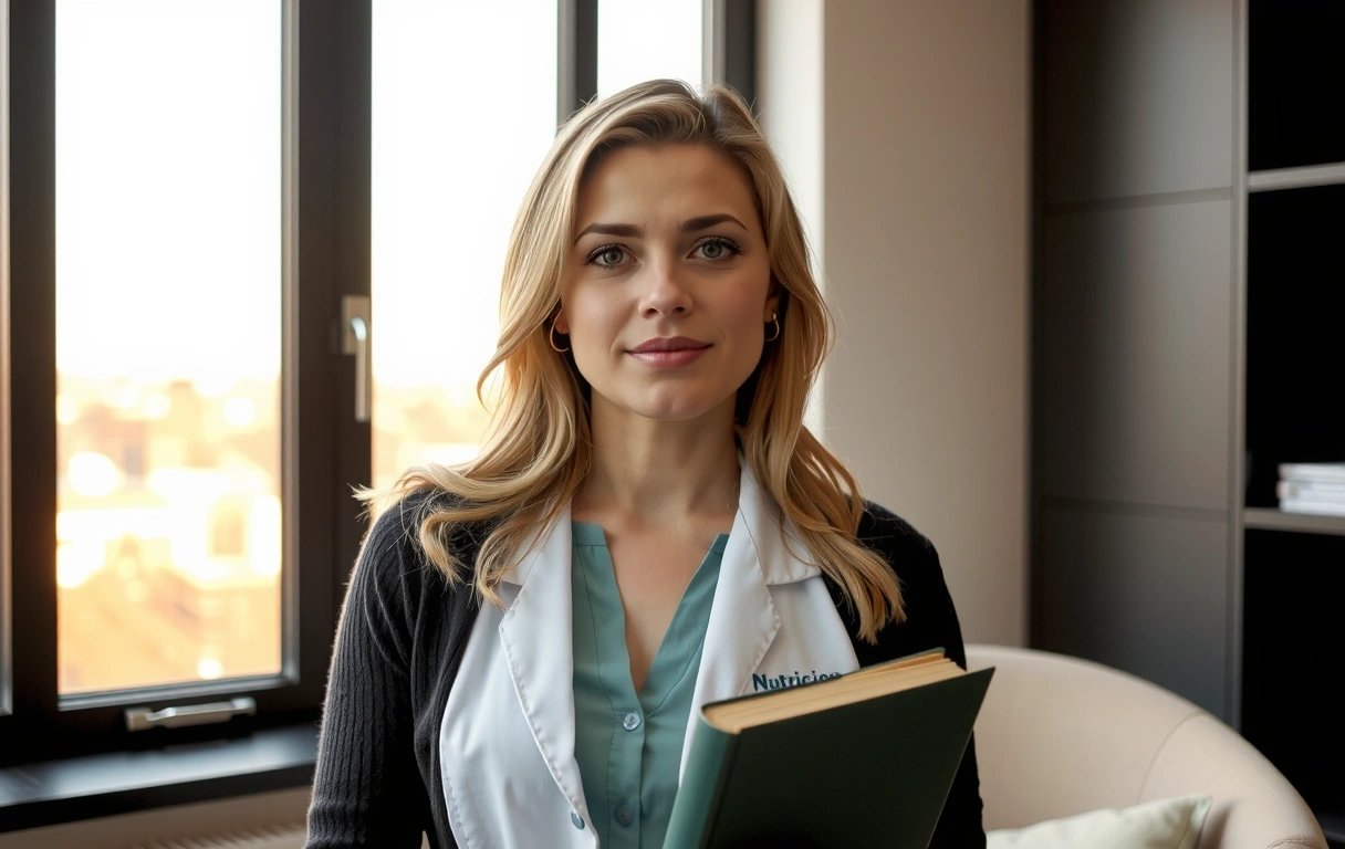 Portrét nutriční specialistky v ordinaci