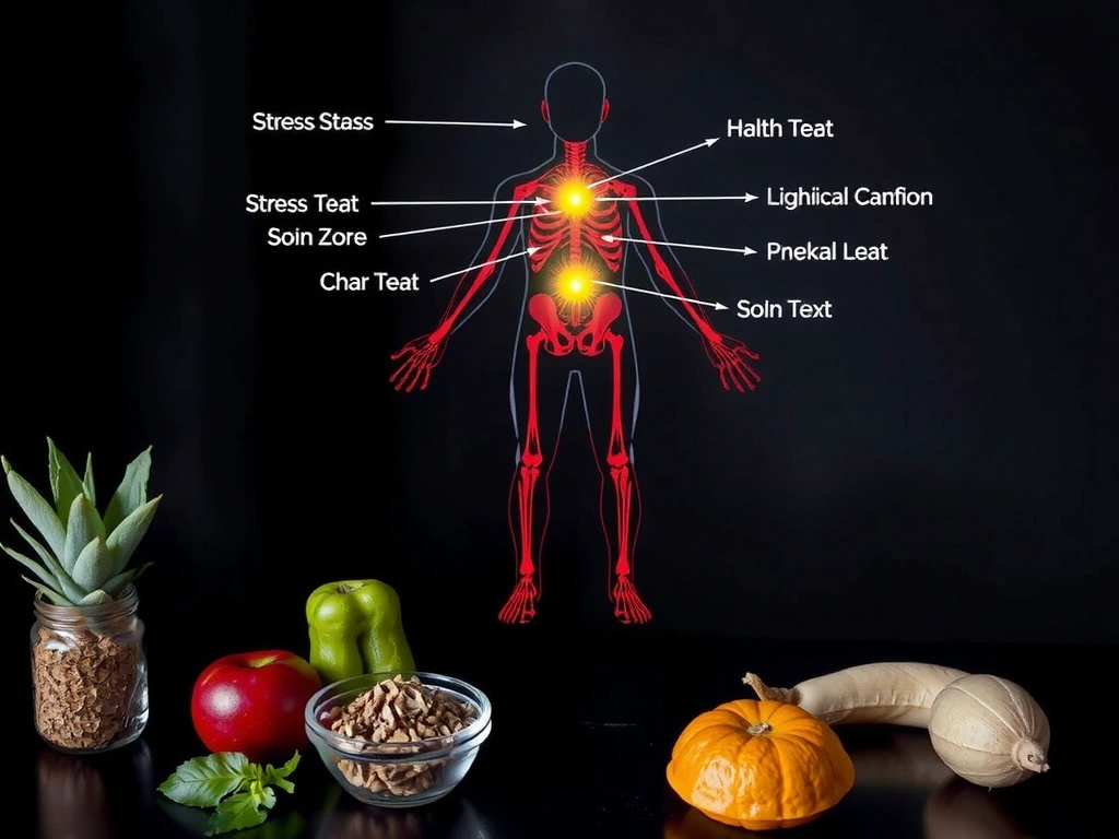 Schéma metabolismu a stresových zón